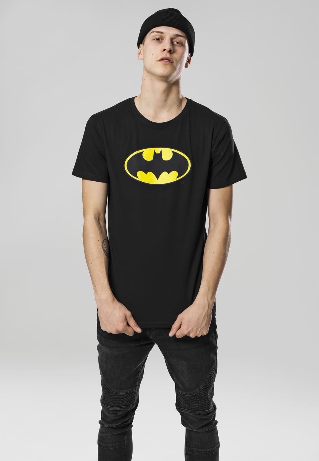 MC038-00007-0060 T-shirt Batman Logo nero XXL
