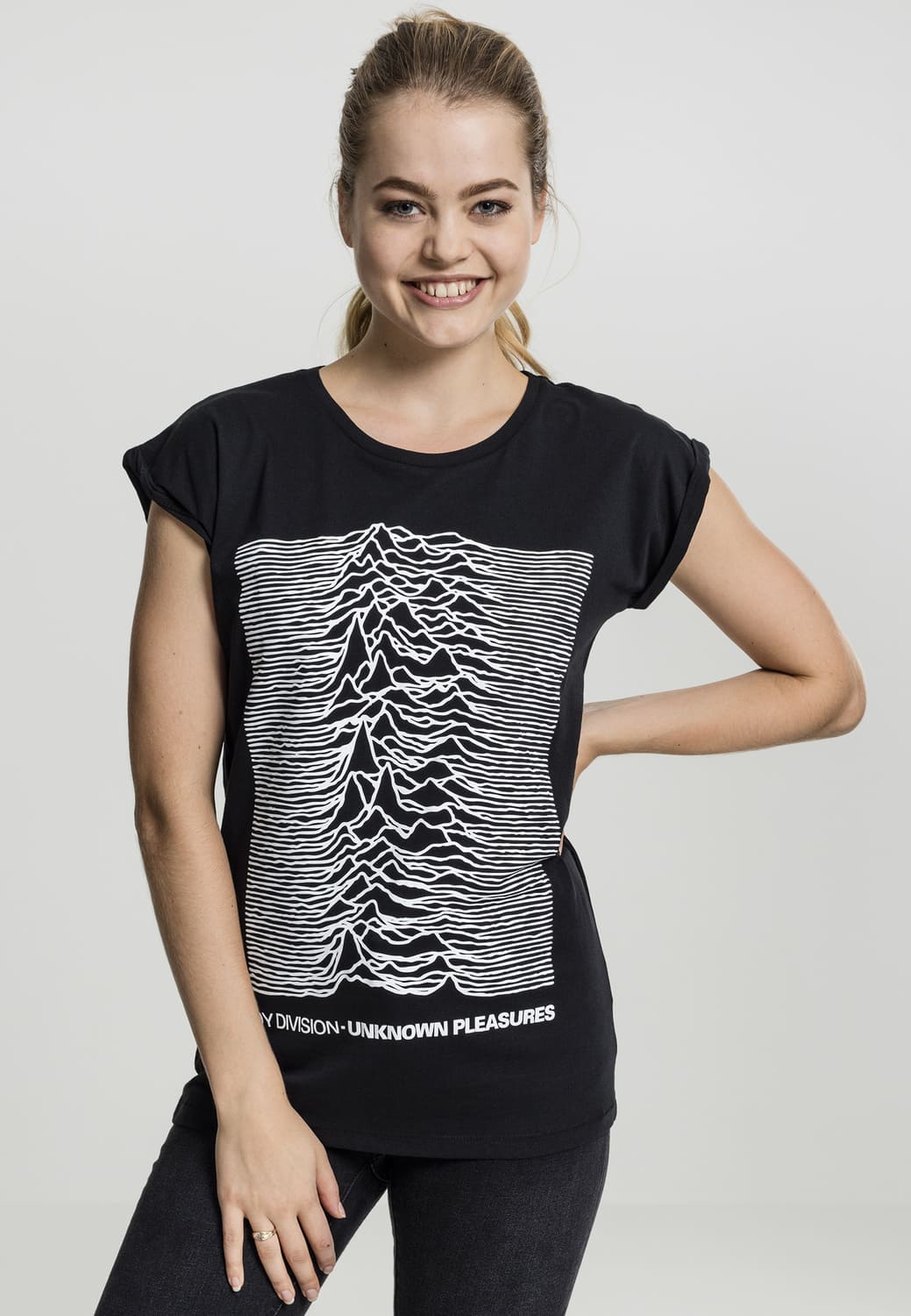MC076-00007-0060 Joy Divison UP women's t-shirt black XXL