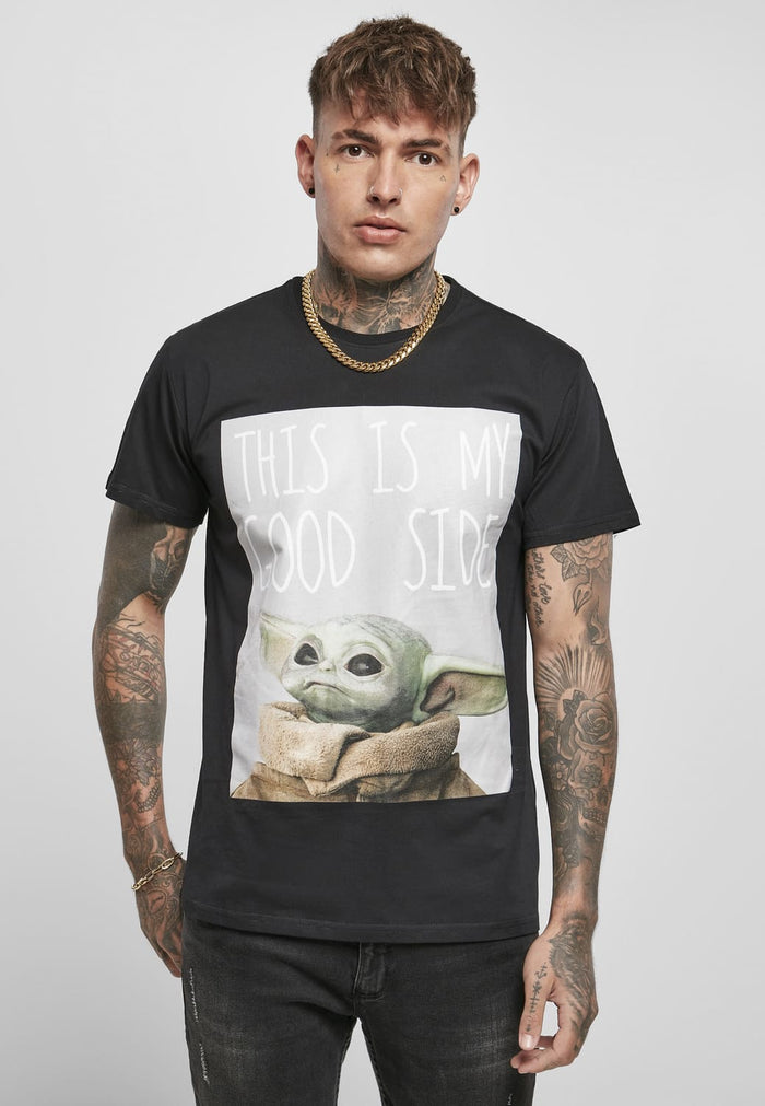 MC563-00007-0060 T-shirt Baby Yoda Good Side nero XXL