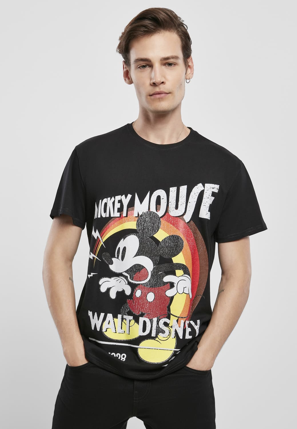 MC583-00007-0060 T-shirt Mickey Mouse After Show nero XXL