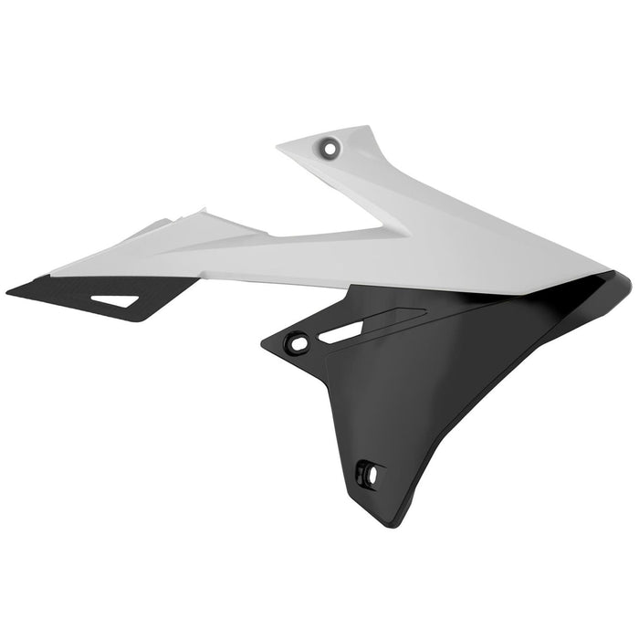 POL-8658100004 Carene laterale anteriore Polisport bianco Suzuki RM-Z 450