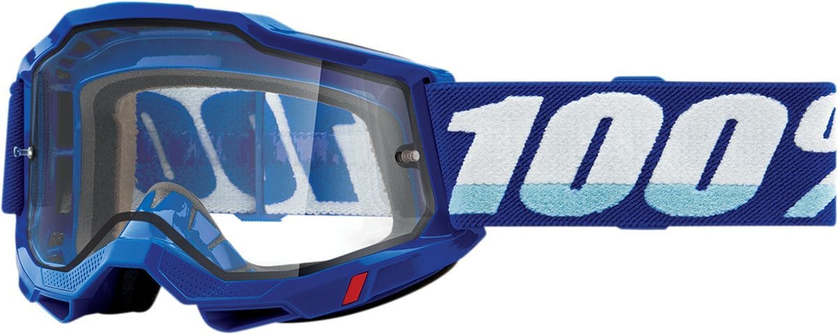 HDP26012845 100% Accuri 2 ENDURO cross mask transparent blue
