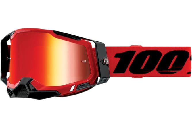 HDP26012904 100% Racecraft 2 cross mask red mirror red