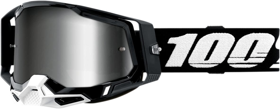 HDP26012907 100% Racecraft 2 cross mask black mirror silver