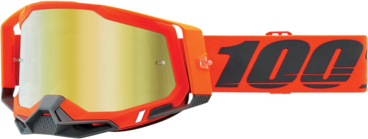 HDP26012911 100% Racecraft 2 KERV Gold Mirror Cross Mask
