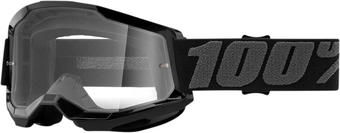 HDP26012924 100% Strata 2 Cross Mask Black Transparent