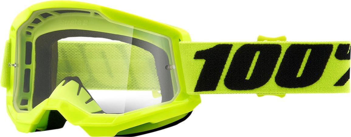 HDP26012927 100% Strata 2 Cross Mask Transparent Yellow