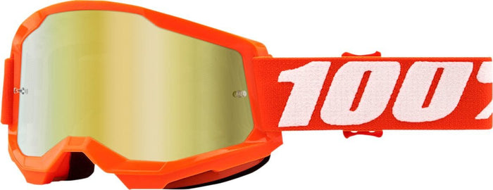 HDP26012946 Maschera cross 100% Strata 2 arancione specchio dorato