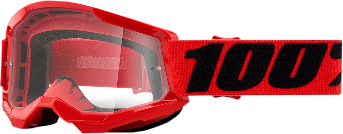 HDP26012954 Maschera cross 100% Strata 2 bambini rosso trasparente, COD: HDP26012954