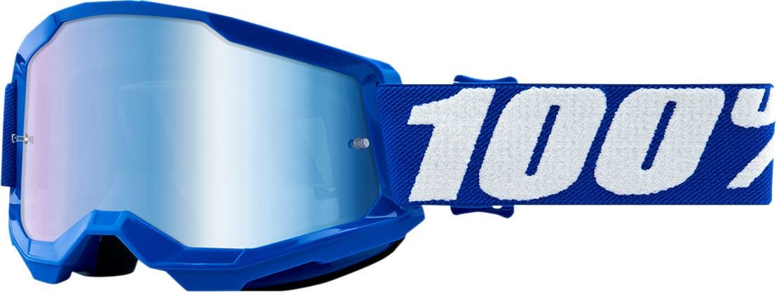 HDP26012958 100% Strata 2 Kids Cross Mask Blue EU Mirror Blue