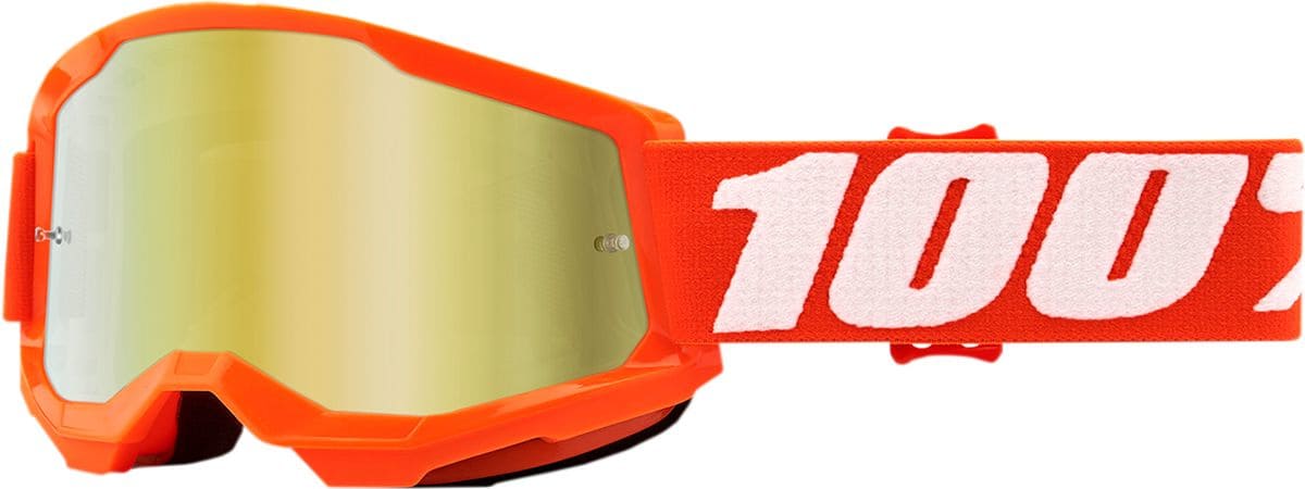 HDP26012963 100% Strata 2 Kids Cross Mask Orange Gold Mirror
