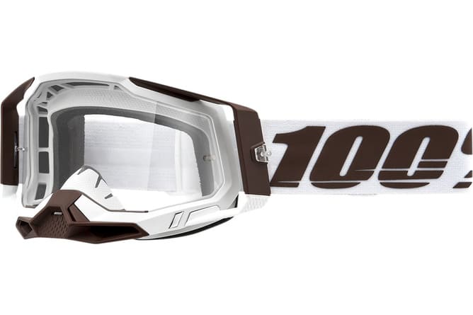 HDP26013075 Maschera cross 100% Racecraft 2 Snowbird trasparente