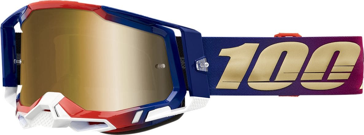 HDP26013081 100% Racecraft 2 UNITED gold cross mask