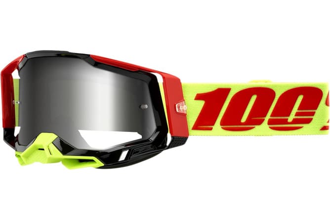 HDP26013083 100% Racecraft 2 WIZ cross mask silver