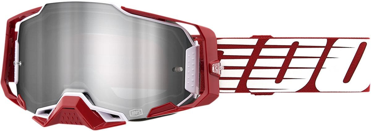 HDP26013128 100% Armega Oversized Deep red silver cross mask