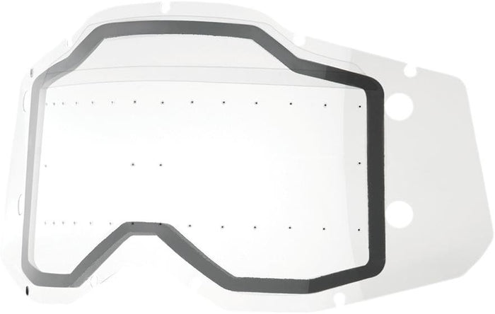 HDP26020886 Lente 100% Racecraft 2 / Accuri 2 / Strata 2 Forecast dual with bumps trasparente, COD: HDP26020886