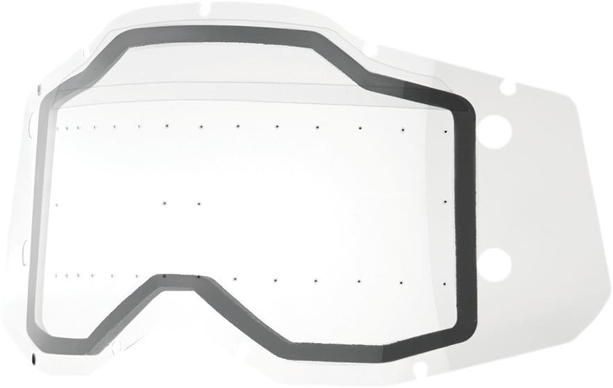 HDP26020886 Lente 100% Racecraft 2 / Accuri 2 / Strata 2 Forecast dual with bumps trasparente, COD: HDP26020886
