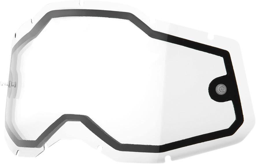 HDP26020922 Double lens 100% Racecraft 2 / Accuri 2 / Strata 2 transparent