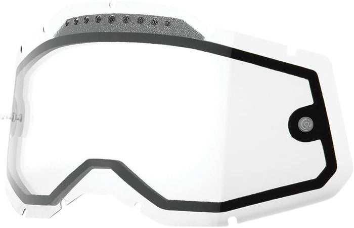 HDP26020948 Lente doppia 100% Racecraft 2 / Accuri 2 / Strata 2 ventilato trasparente, COD: HDP26020948