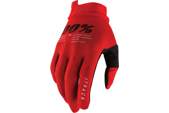 HDP33306596 Guanti 100% iTRACK rosso L - Billaricambi SRLS