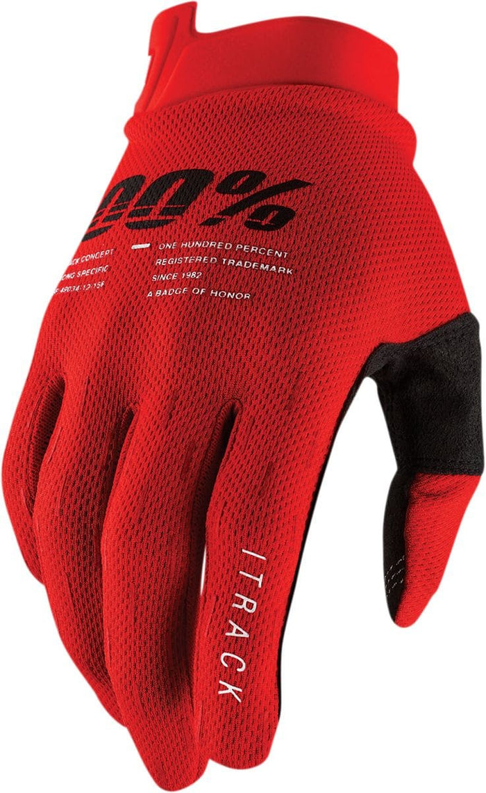 HDP33306598 Guanti 100% iTRACK rosso XXL, COD: HDP33306598