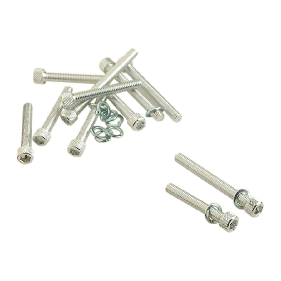 A171010 Set Viti Deco per Carter Motore Peugeot Speedfight I / II, cromato, COD: A171010