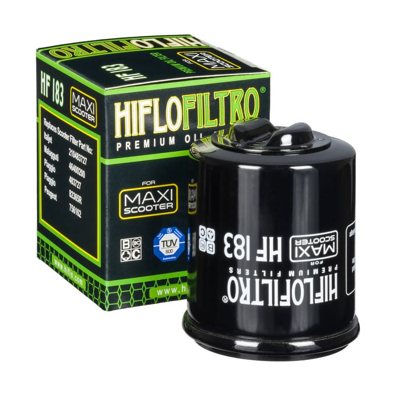 HF-183 Filtro Olio Hiflofiltro HF183 Piaggio / Vespa 125cc - 300cc, COD: HF-183