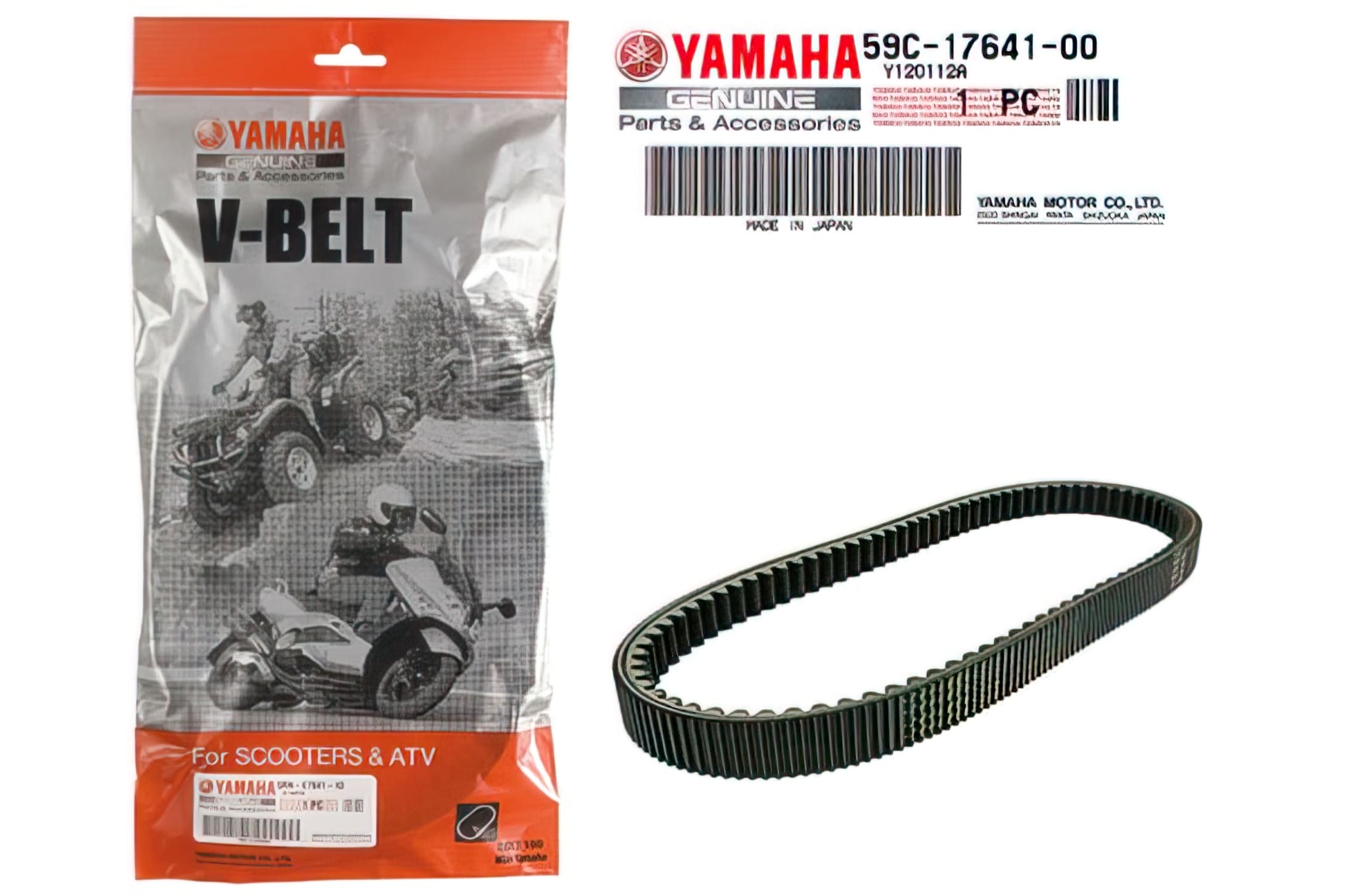 OE-MAL59C176410000 Cinghia Trasmissione ricambio originale MBK Tmax 530cc dopo il 2012 (59CI76410000)
