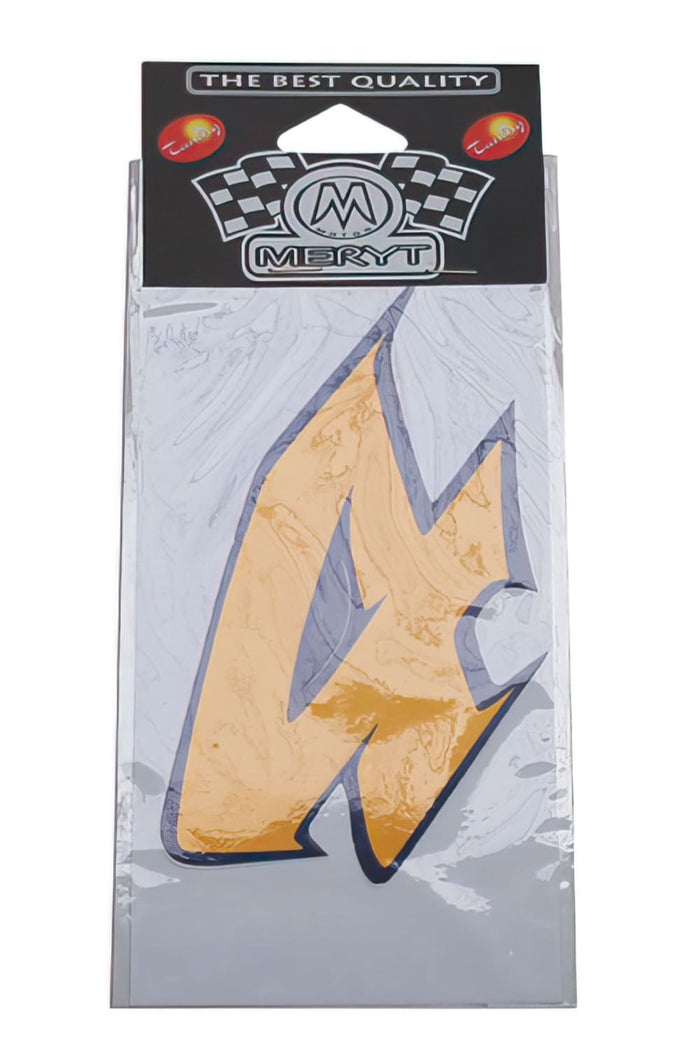 STICK-1287 Adesivo Nummero “4” giallo (h. 9 cm), COD: STICK-1287