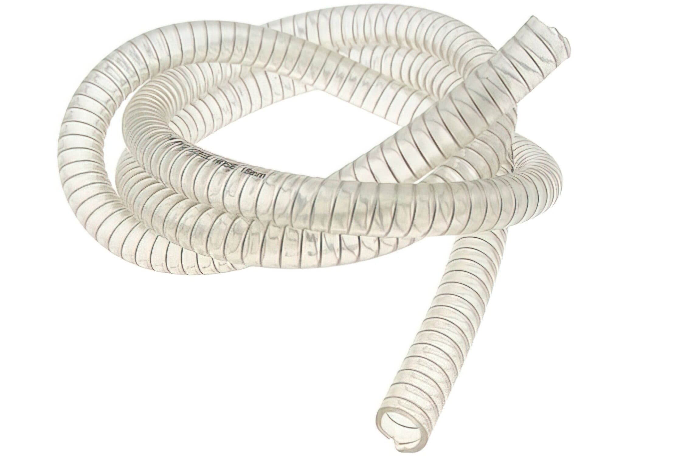 MF48.00119 Tubo Radiatore trasparente in Acciaio trecciato 20x27 mm Peugeot Speedfight su misura, COD: MF48.00119