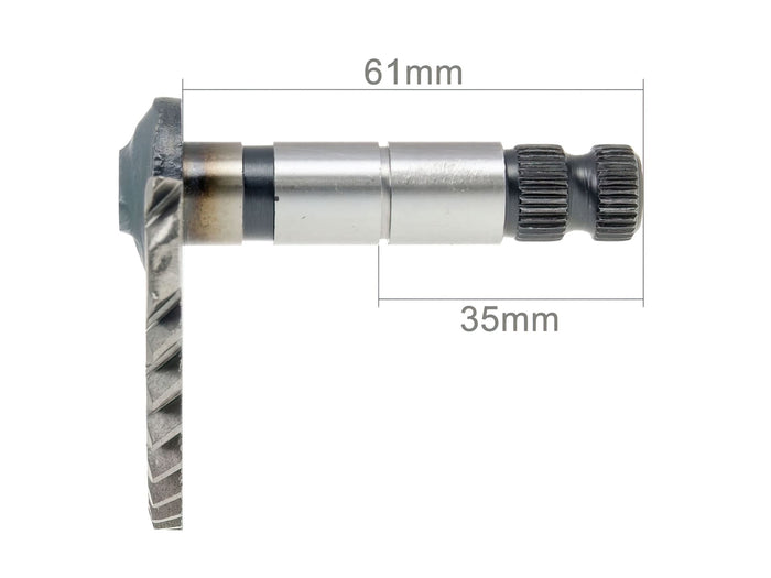 BT24484 Ingranaggio Messa in Moto 61mm / 35mm GY6 50ccm / 139QMB, COD: BT24484