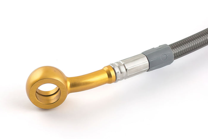 MO-3513124/25 Tubo Freno anteriore carbonio / Raccordo oro Motacc MBK Nitro / Aerox