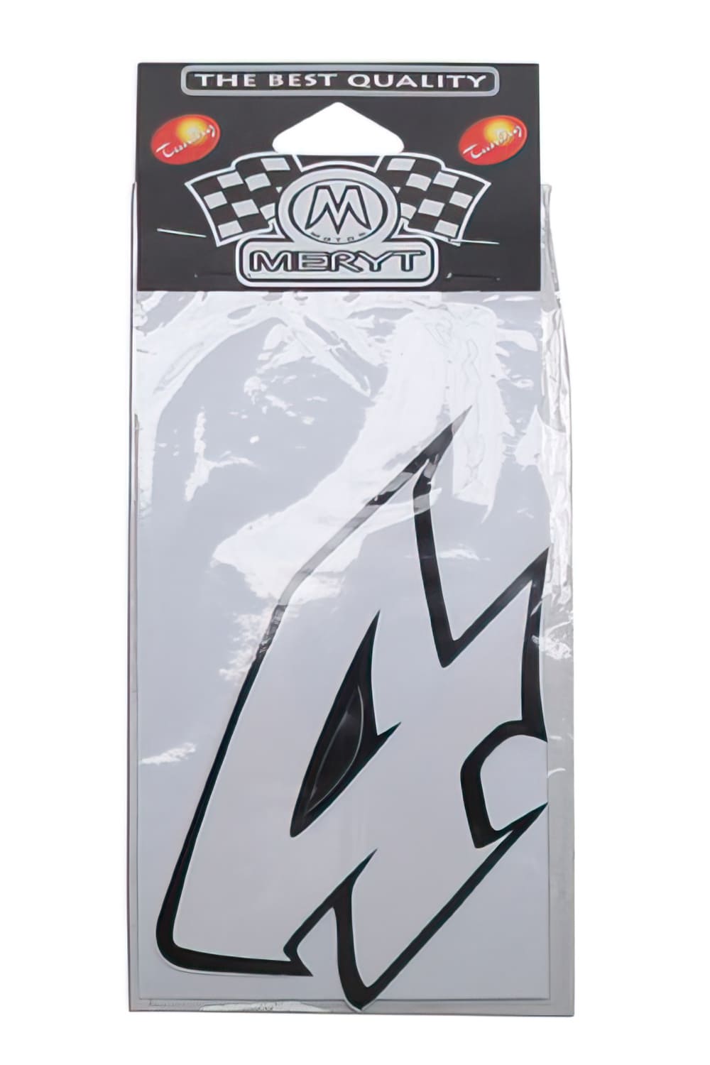 STICK-1285 Adesivo Nummero “4” bianco (h. 9 cm), COD: STICK-1285