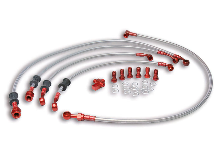 M2214135 Kit Tubi Freno (anteriori/posteriori) per FrenoMHR Malossi, Yamaha T MAX 500 4t LC (dopo il '08), COD: M2214135