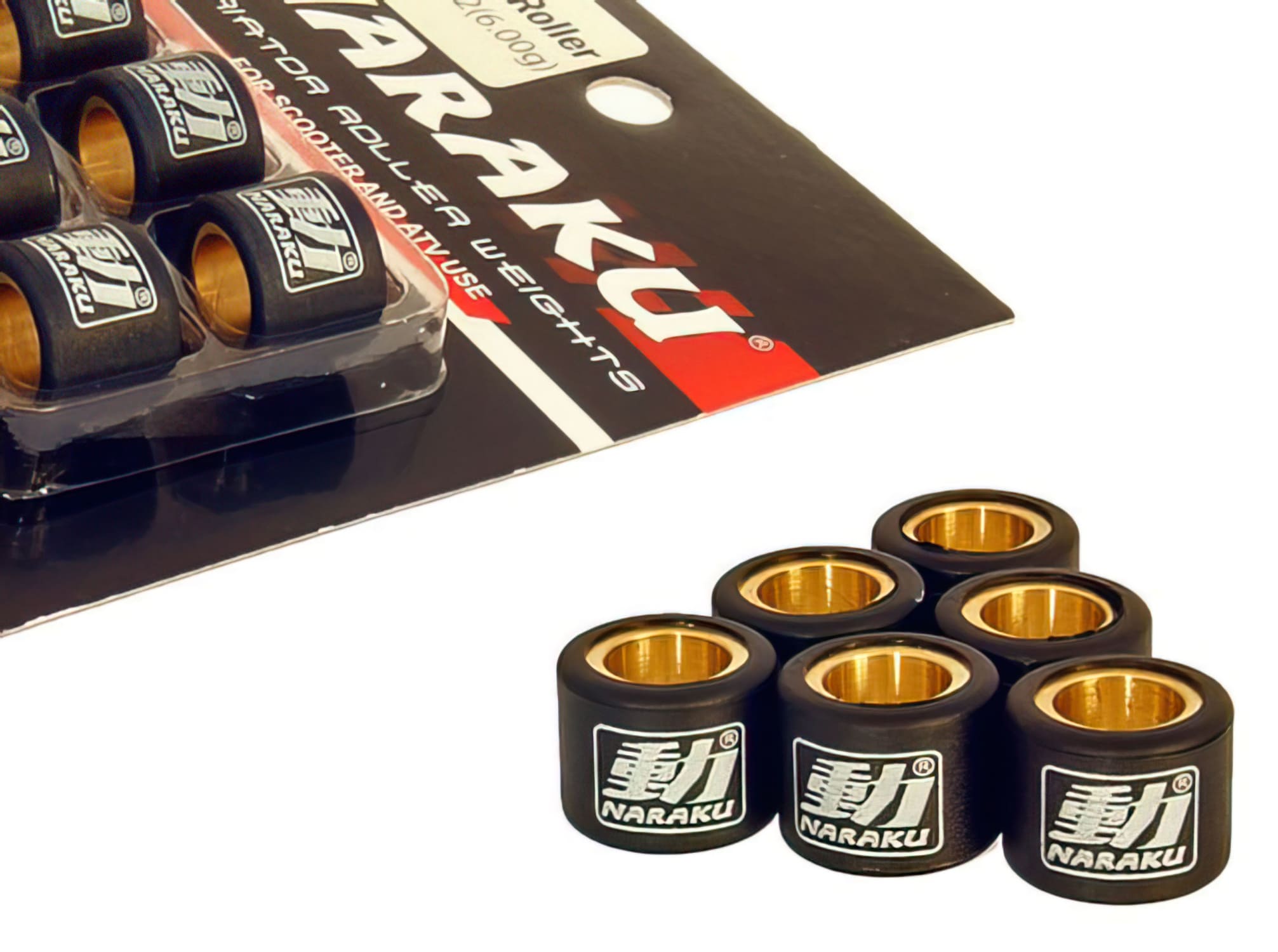 NK918.140 Rulli variatore (x6) Naraku 18x14mm - 14,0g
