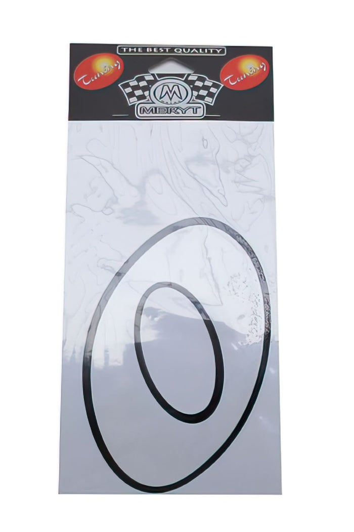 STICK-1266 Adesivo Nummero “0” bianco (h. 13 cm), COD: STICK-1266