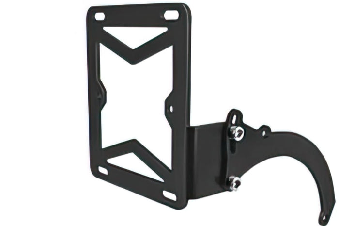 A541252B Porta Targa alluminio nero opaco, Peugeot Speedfight, COD: A541252B