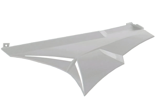 A350001D Fianchetto posteriore sinistra, Derbi Senda DRD/Xtrem (dopo il ‘3) bianco