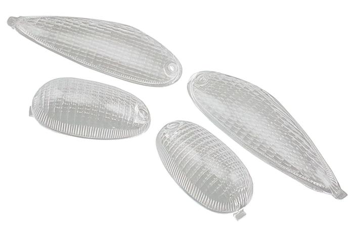 STR-623.53/WH Set Vetri Frecce STR8 trasparente, Piaggio NRG mc2, bianco, COD: STR-623.53/WH