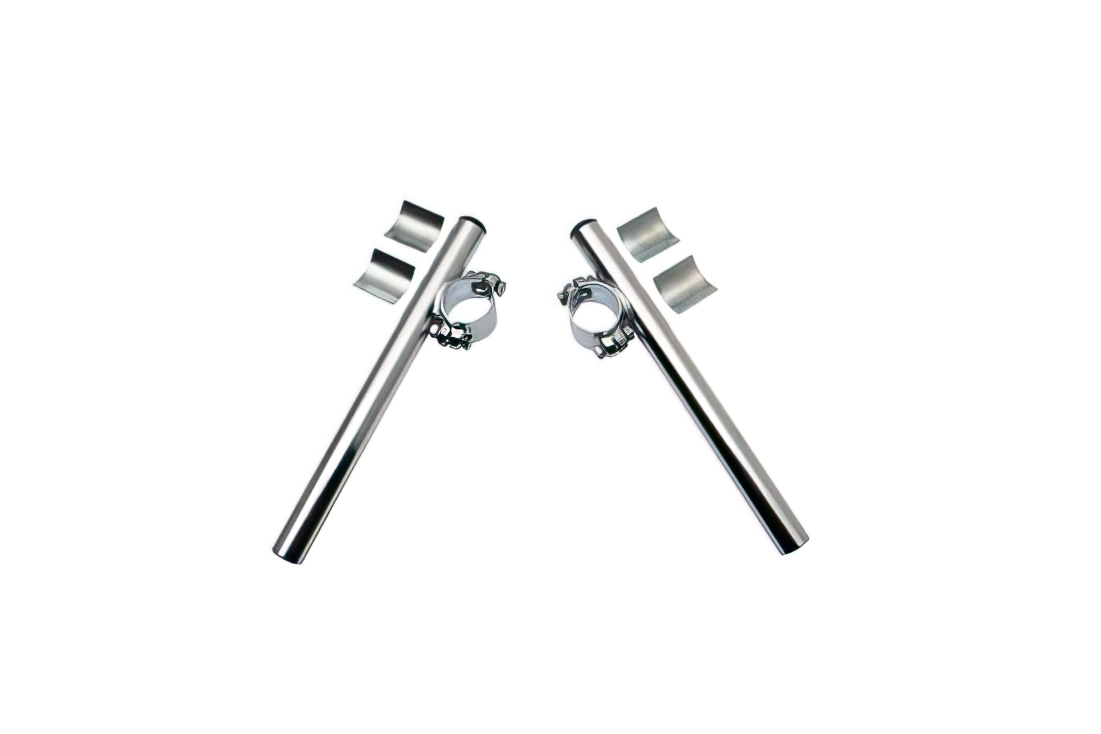 EKP-9111 Manubrio (2 pezzi) Replay cromato Mozzo D=28/30mm per Motorino, COD: EKP-9111