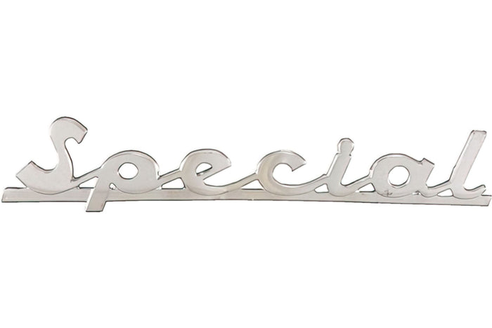 R142720360 Targhetta Vespa Special cromato