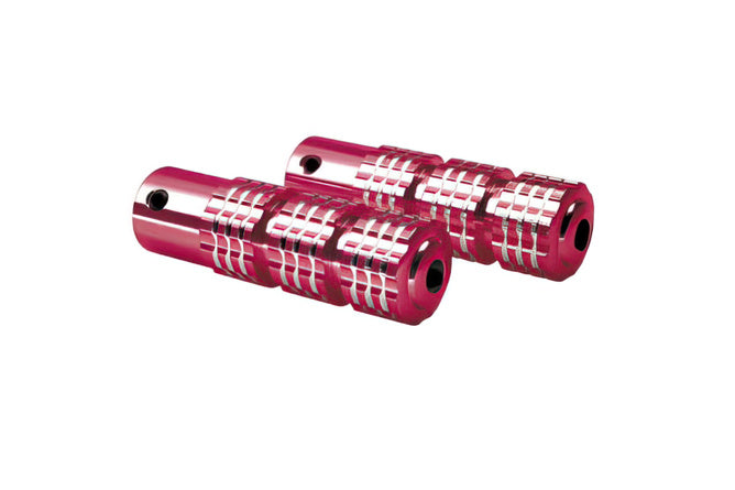 CGN292483 Tun'R Footrest, Grooved, Red