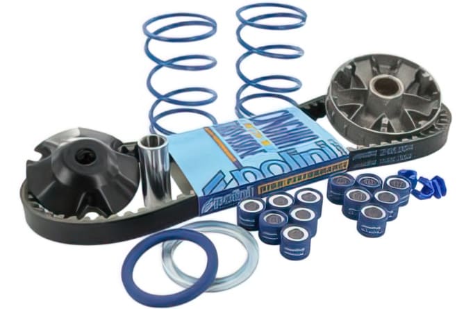 U241.672.1 Kit Variatore Hi-Speed Polini, Piaggio corto (Variatore, Cinghia, 2 Molle di Contrasto, Rulli Variatore), COD: U241.672.1