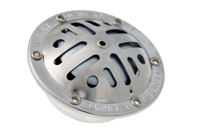 R246070220 Clacson RMS D.72mm 6V AC cromato, Vespa GL / GS 150cc, COD: R246070220