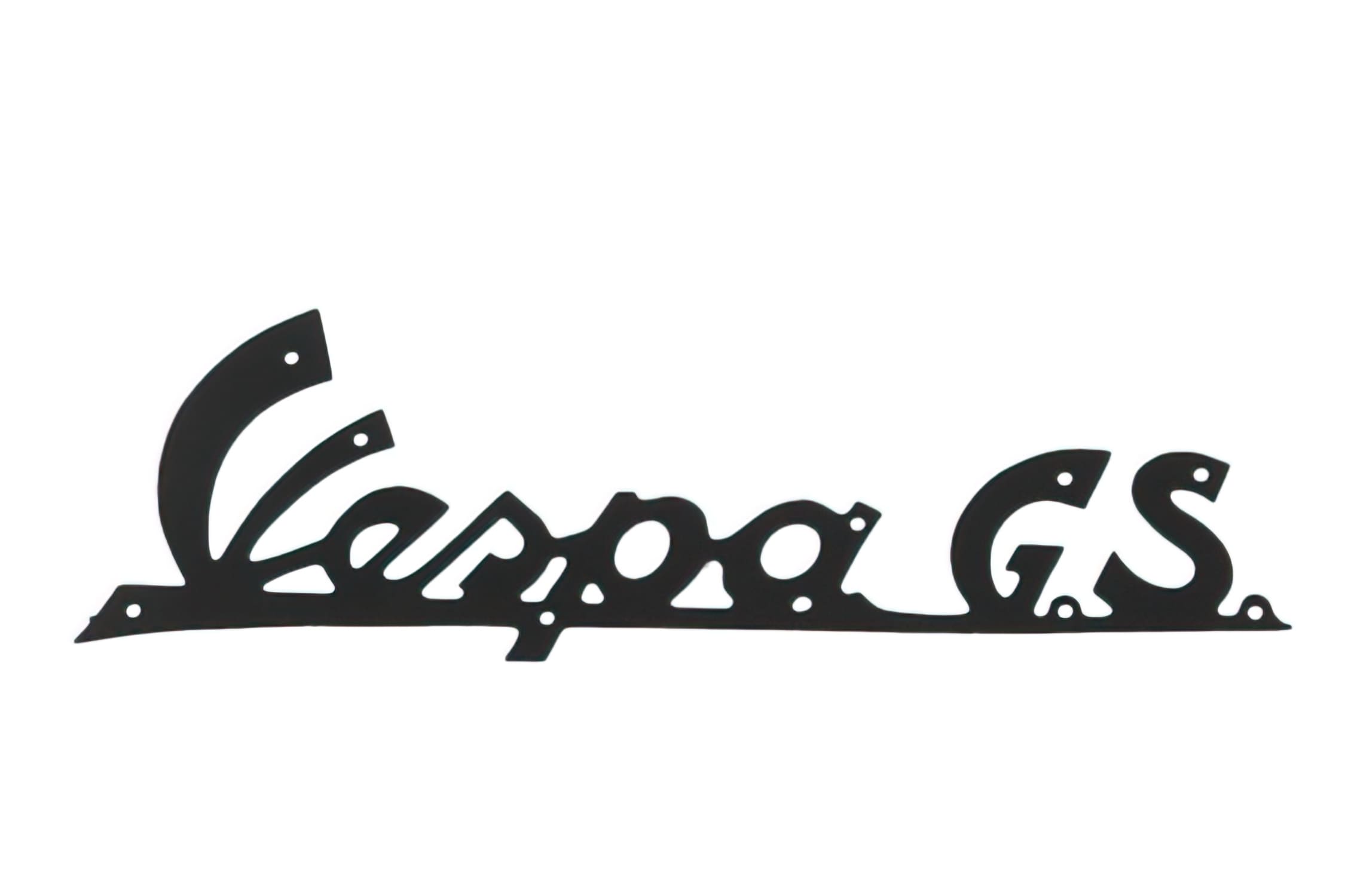 R142720840 Targhetta Vespa GS Nero, COD: R142720840