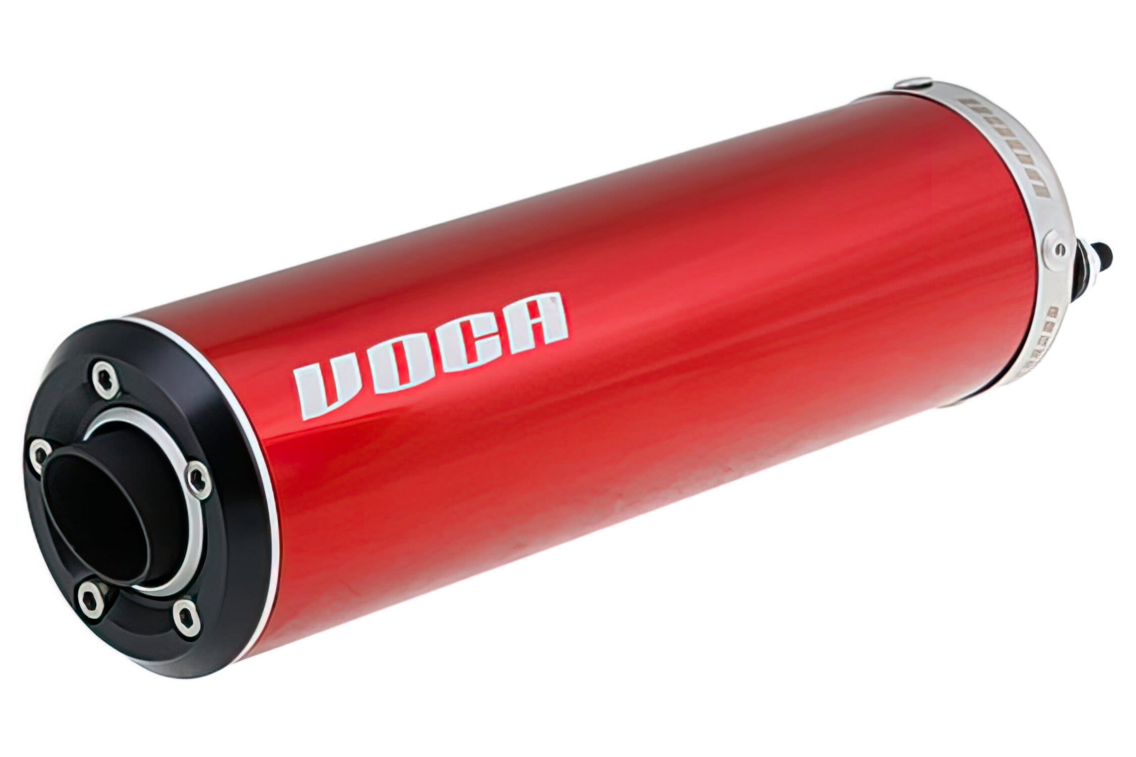 VCR-RD30300/RE VOCA Evo style disc silencer, red / aluminum