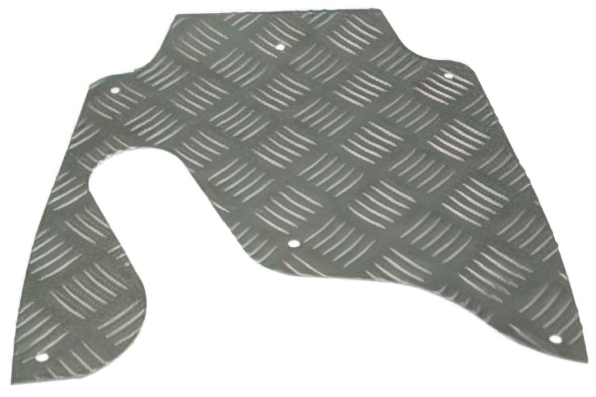 ODF-804 ODF footboard, chequered aluminum, Aprilia SR (1997 - 1999)