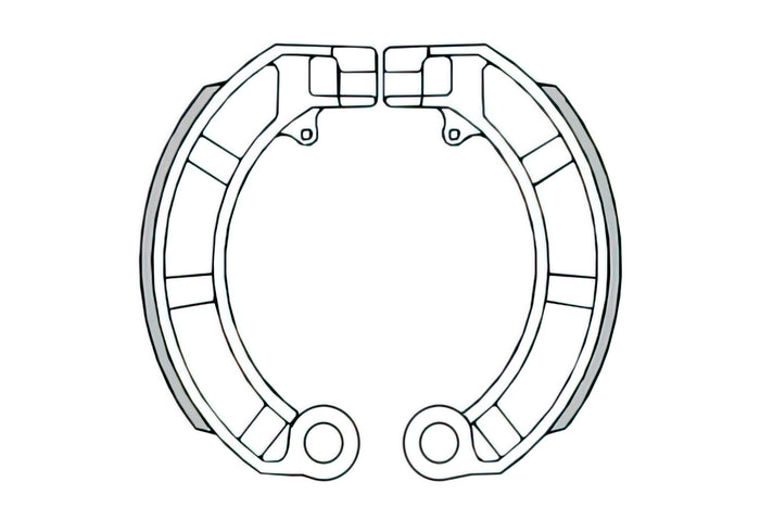 R225120570 Ganasce Freno anteriore RMS Vespa PX 125 - 200cc (VNX-VLX-VSX-VLX2-VSX2)
