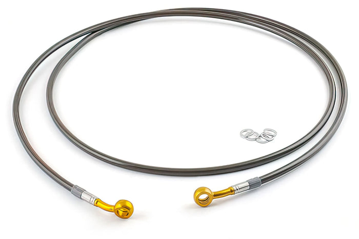 MO-3513125/25 Tubo Freno posteriore carbonio / Raccordo oro Motacc MBK Nitro / Aerox, COD: MO-3513125/25