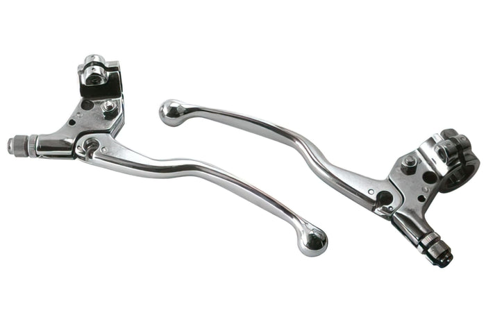 CGN3101 Leve Freno lunghe (x2) Tun’R, alluminio cromato, Motorino, COD: CGN3101